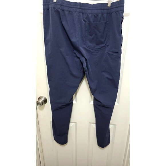 Kuhl Freeflex Tapered Navy Blue Hiking Athletic Jogger Pants Zippered Pockets Si - Picture 3 of 9